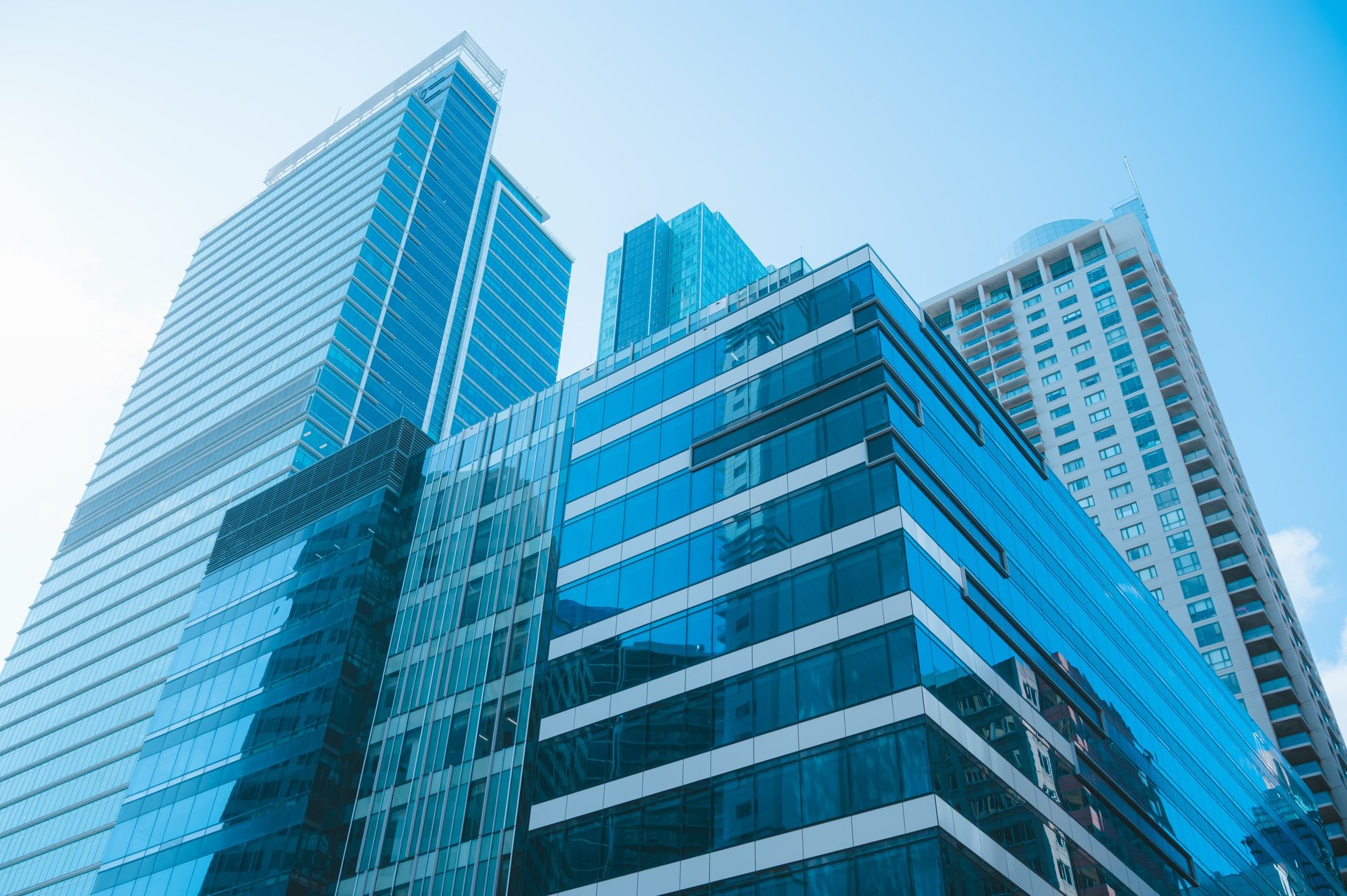 Building Business skyscrapers in the Financial District Sydney Australia
