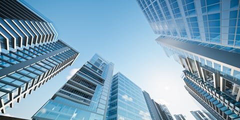 Modern building representing real estate investment and city development